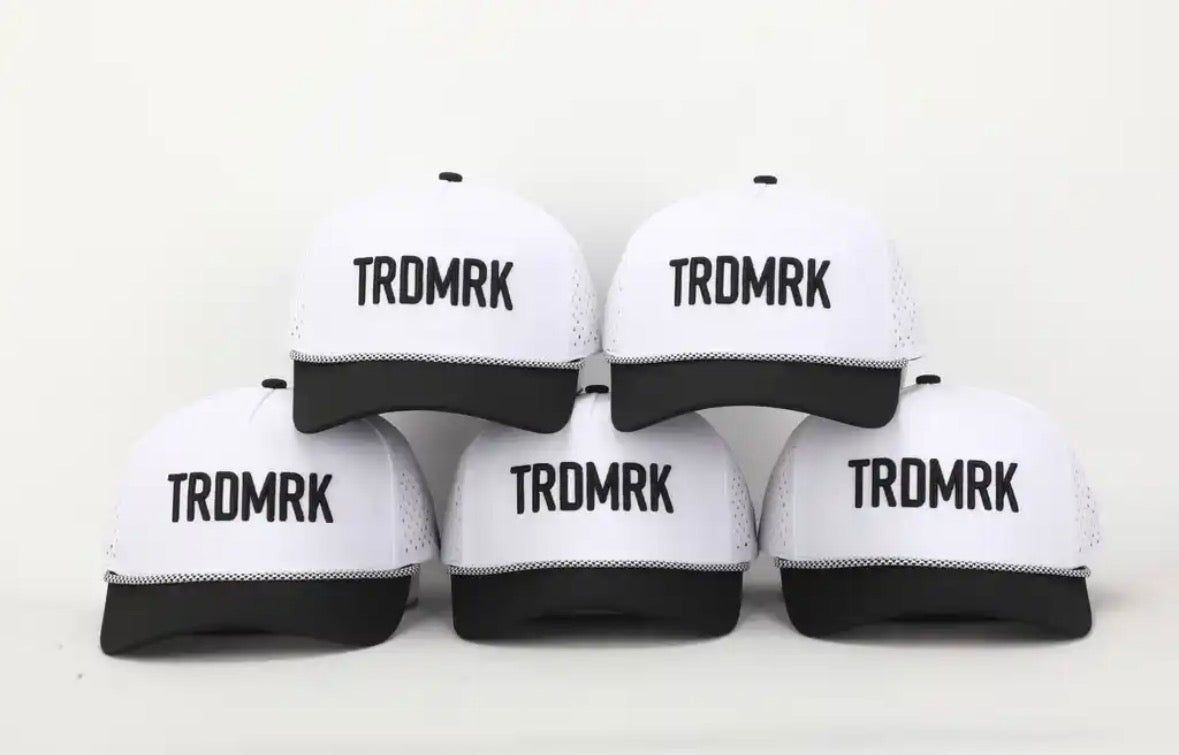 White TRDMRK Hat
