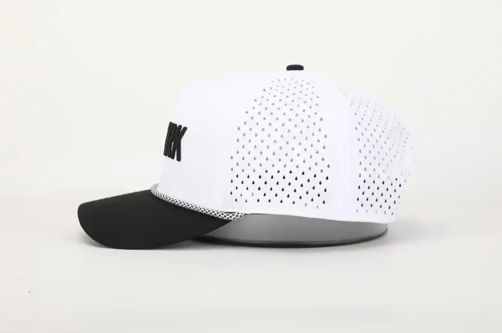 White TRDMRK Hat
