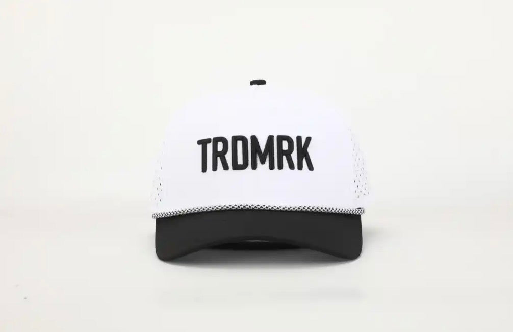 White TRDMRK Hat